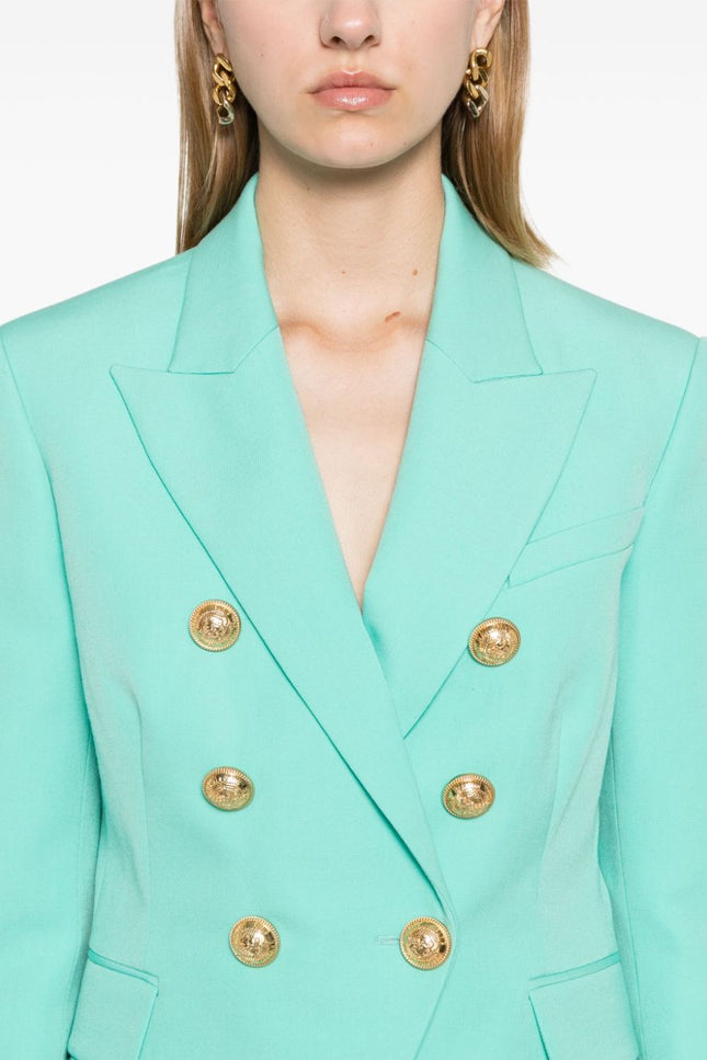 Balmain Jackets Green