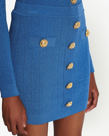 Balmain Skirts Blue