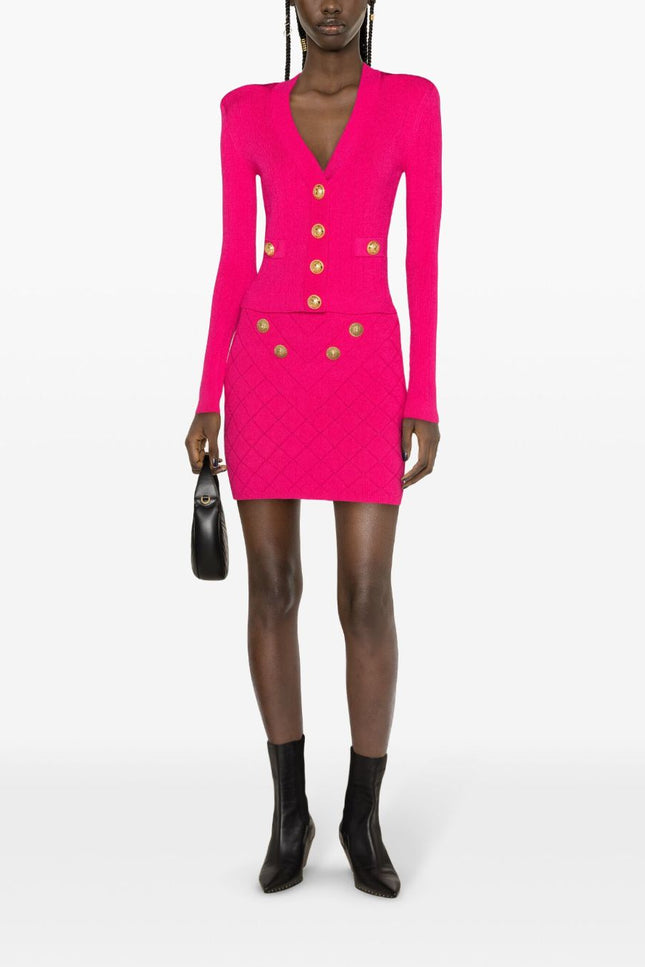 Balmain Skirts Fuchsia