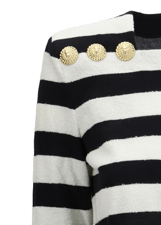 Balmain Striped Sweater