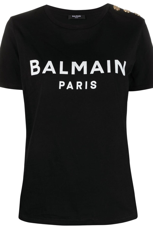 Balmain T-Shirts And Polos Black