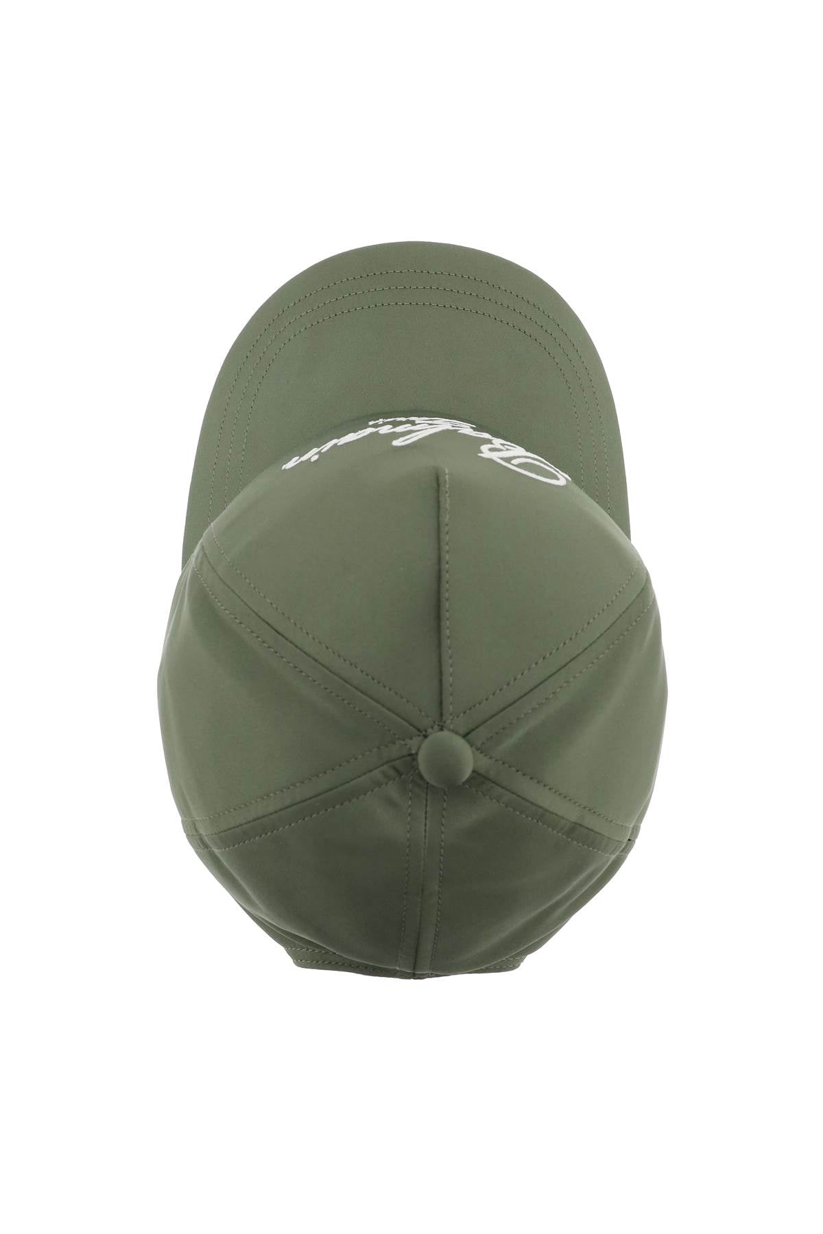 Balmain "baseball cap in satin with embroidered logo-men > accessories > scarves hats & gloves > hats-Balmain-os-Green-Urbanheer