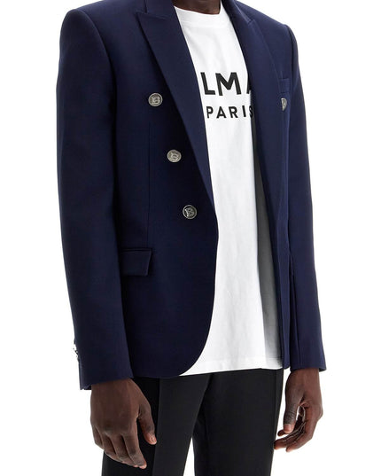 Balmain six-button wool jacket