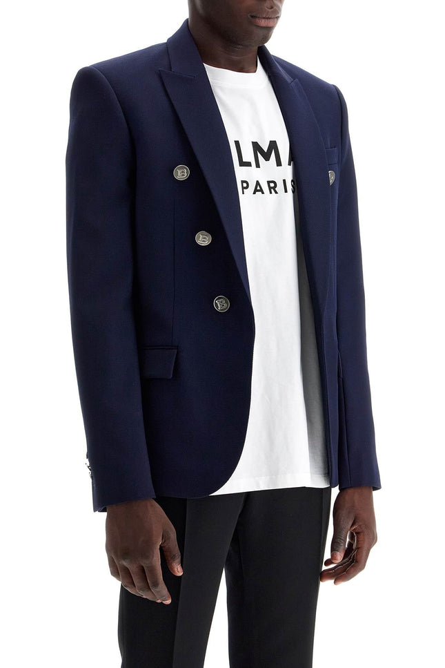 Balmain six-button wool jacket