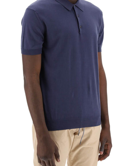 Baracuta cotton knit polo shirt