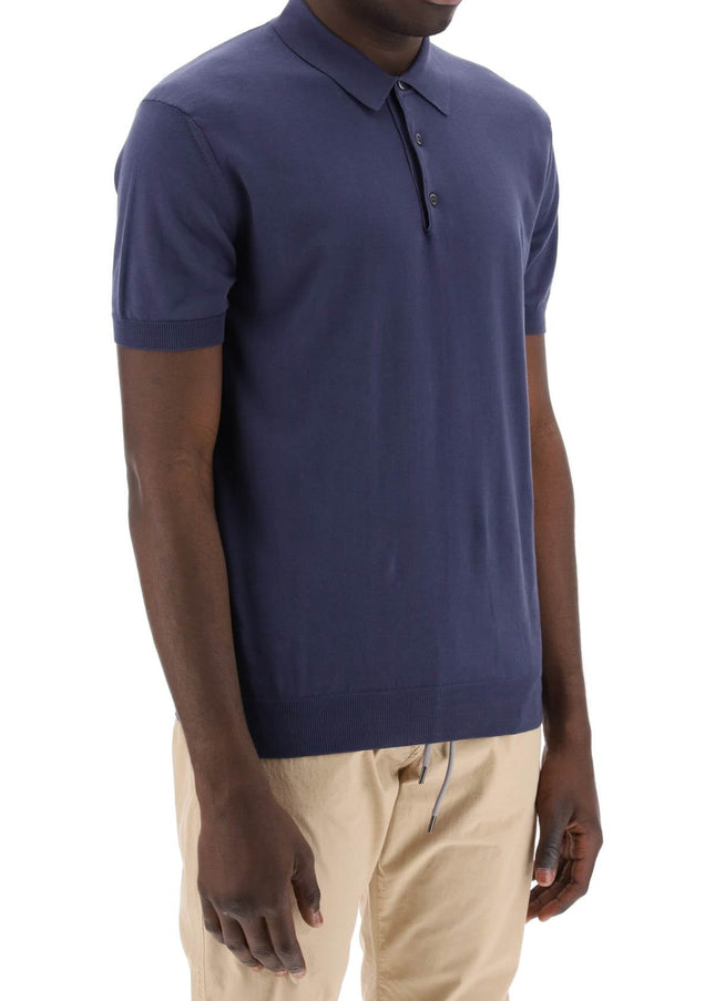 Baracuta cotton knit polo shirt