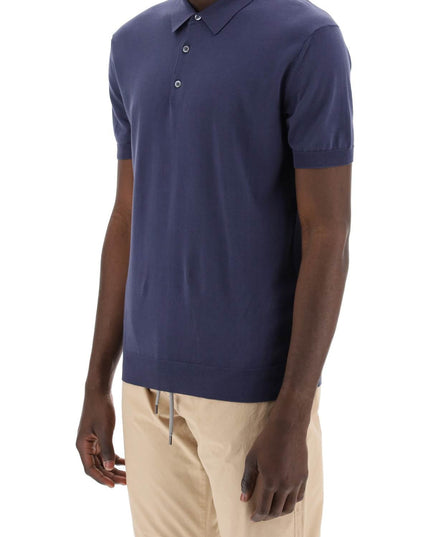 Baracuta cotton knit polo shirt