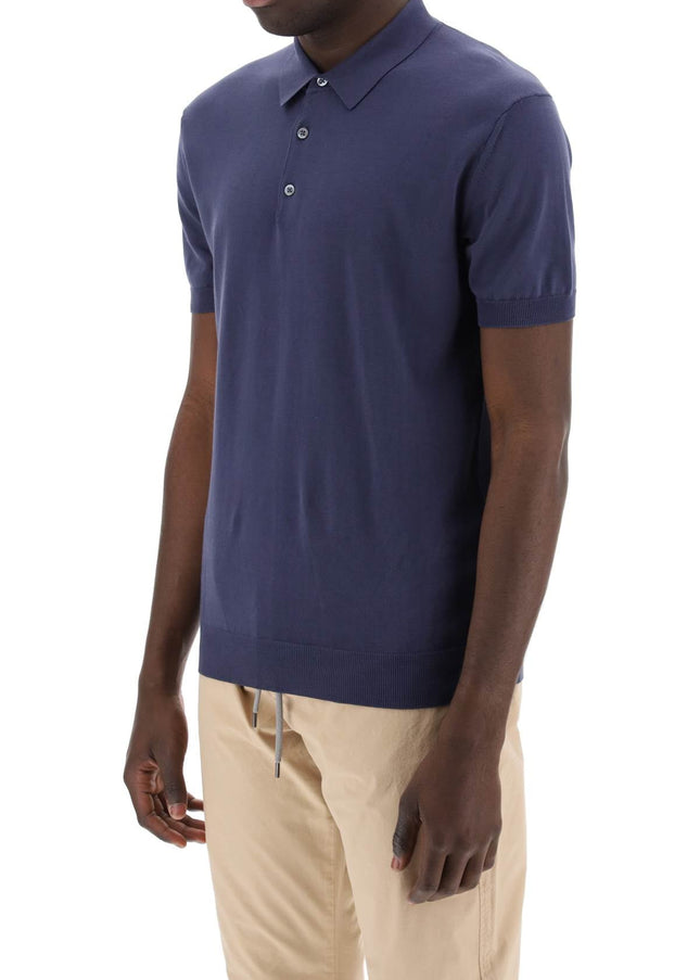 Baracuta cotton knit polo shirt