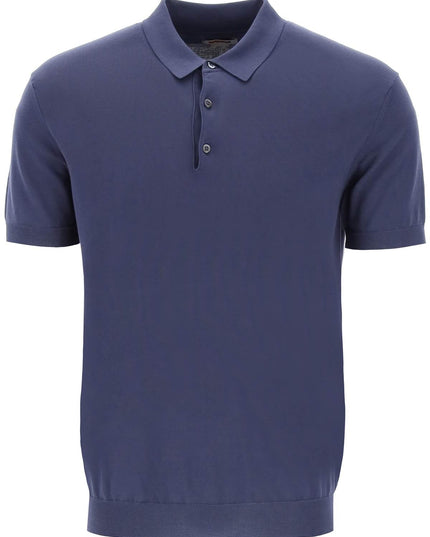 Baracuta cotton knit polo shirt