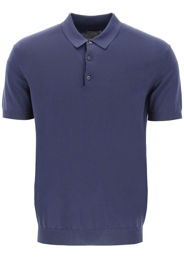 Baracuta cotton knit polo shirt