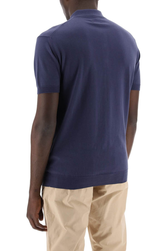 Baracuta cotton knit polo shirt-men > clothing > t-shirts and sweatshirts > polos-Baracuta-Urbanheer