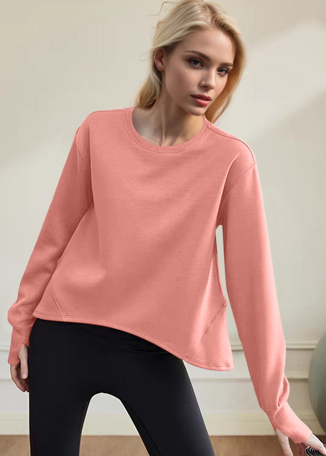 Basic Bae Air Scuba Round Neck Long Sleeve Sweatshirt