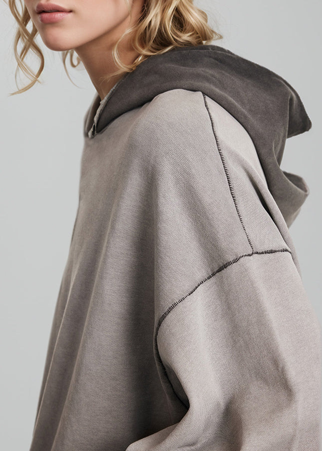 Basic Bae Drop Shoulder Long Sleeve Hoodie with Kangaroo Pocket