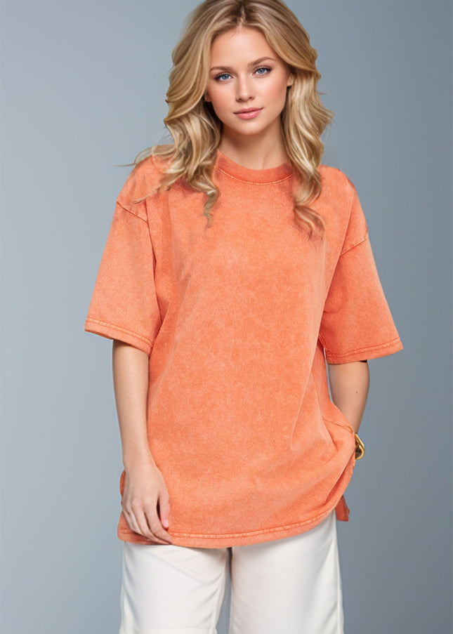 Basic Bae Round Neck Half Sleeve T-Shirt