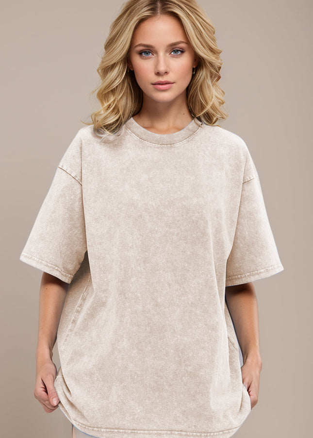 Basic Bae Round Neck Half Sleeve T-Shirt