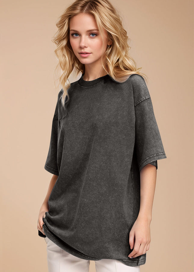 Basic Bae Round Neck Half Sleeve T-Shirt