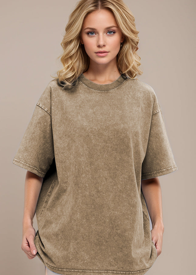 Basic Bae Round Neck Half Sleeve T-Shirt