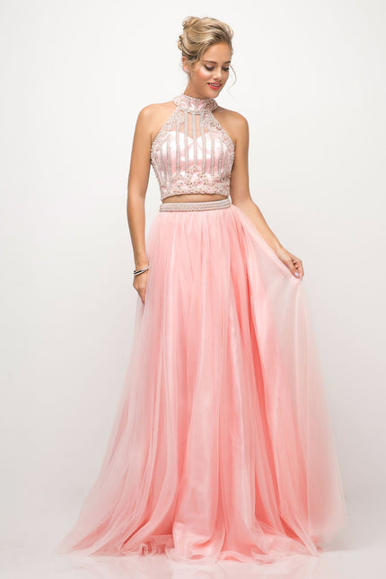 Beaded Bodice 2 Piece Ball Gown-1