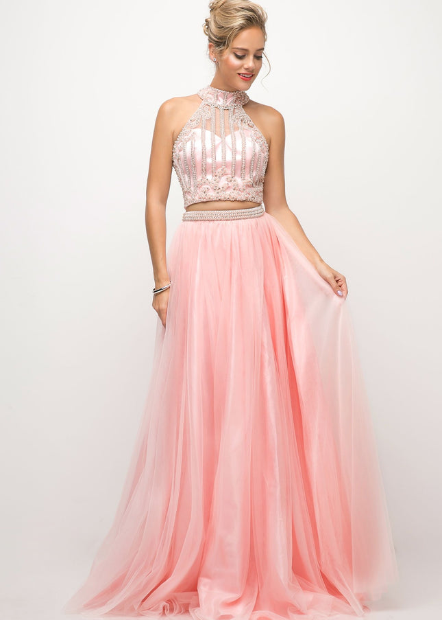 Beaded Bodice 2 Piece Ball Gown-1