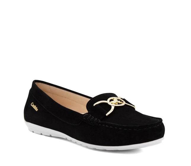 Belle Leather Loafers Black