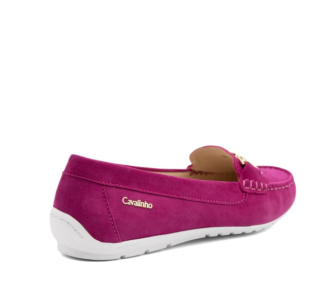 Belle Leather Loafers Pink