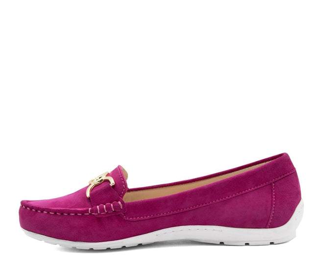 Belle Leather Loafers Pink