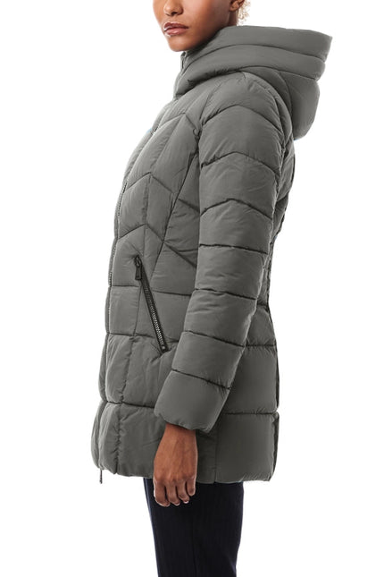 Bernardo Hooded Quilted Puffer Walker Titan