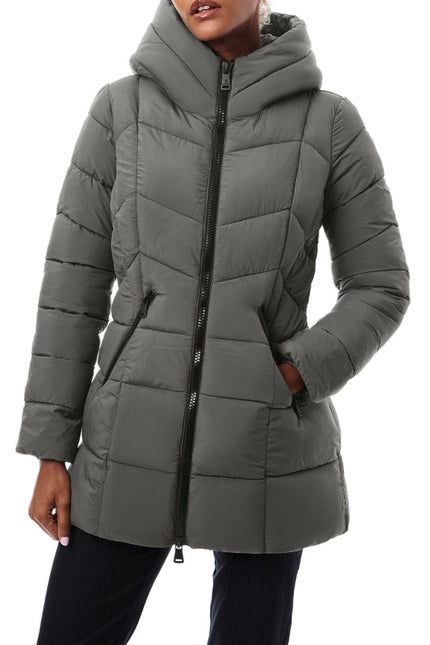 Bernardo Hooded Quilted Puffer Walker Titan