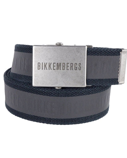 Bikkembergs Black Cotton Mens Belt