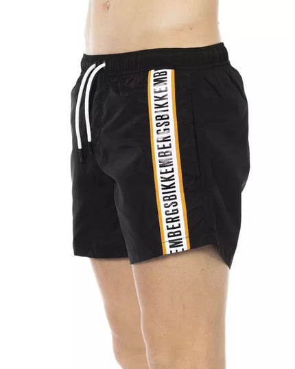 Bikkembergs Black Polyamide Men Swim Short