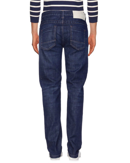 Bikkembergs Blue Cotton Men Jean