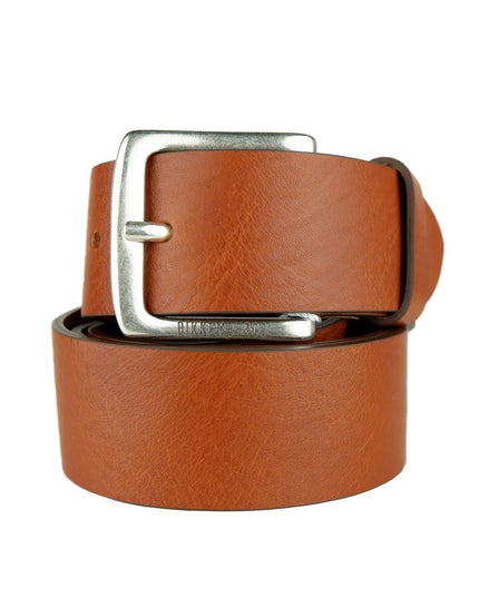 Bikkembergs Brown Calfskin Men Belt