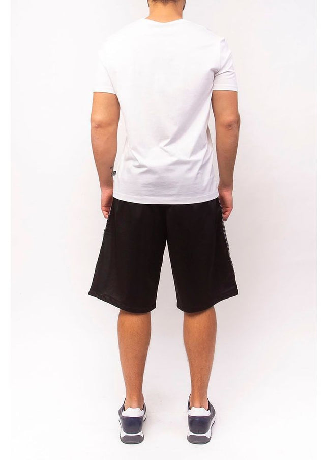 Bikkembergs Sleek Anniversary Striped Bermuda Shorts