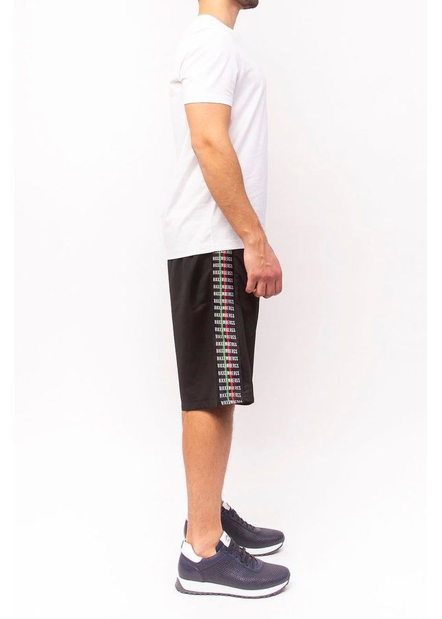 Bikkembergs Sleek Anniversary Striped Bermuda Shorts