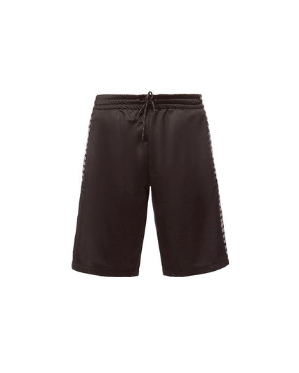 Bikkembergs Sleek Anniversary Striped Bermuda Shorts