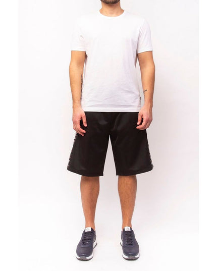 Bikkembergs Sleek Anniversary Striped Bermuda Shorts