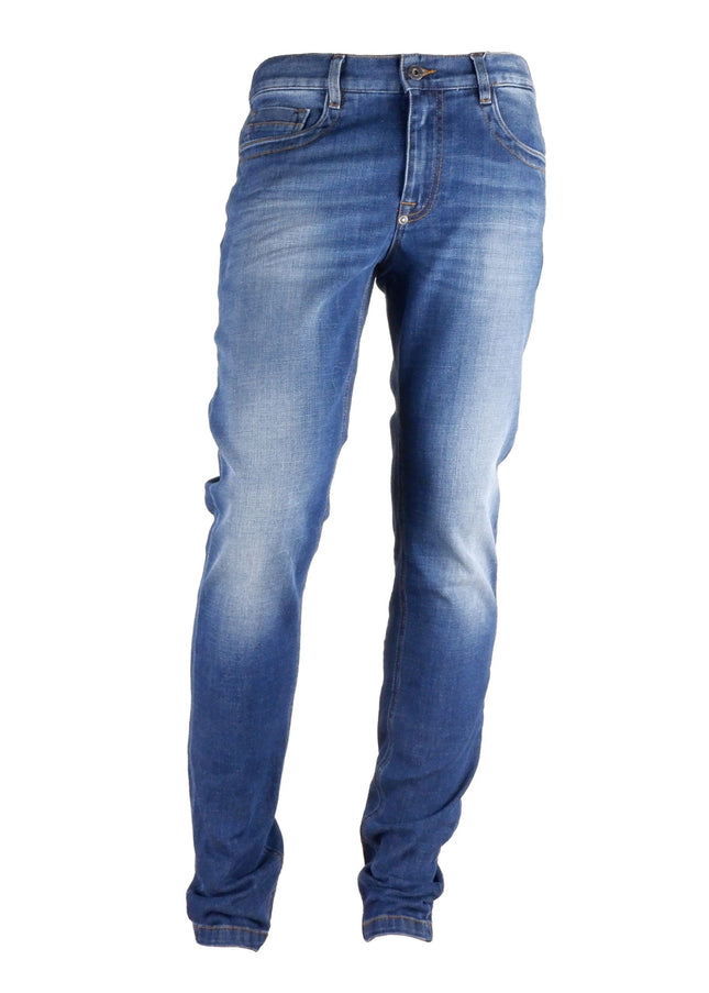 Bikkembergs Sleek Dark Blue Regular Fit Jeans