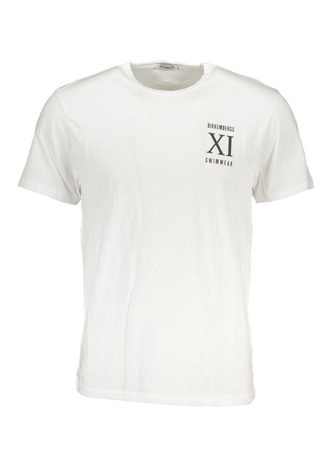 Bikkembergs White Cotton T-Shirt