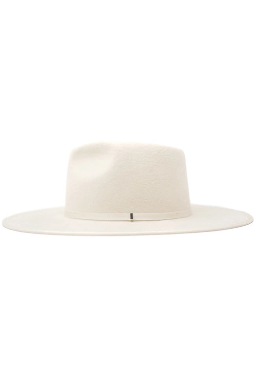 Billie - 100% Wool Felt Rancher, Satin Lined, Ivory