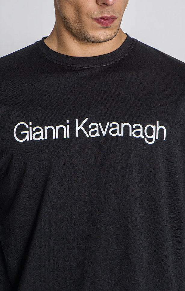 Black Essential Maxi Longsleeve Tee-Gianni Kavanagh-Urbanheer