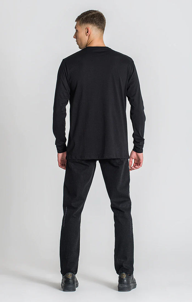 Black Essential Maxi Longsleeve Tee-Gianni Kavanagh-Urbanheer