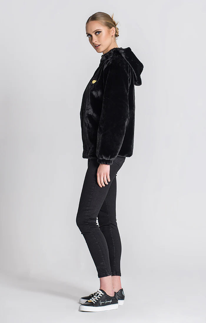 Black Gk Plaque Jacket-Clothing - Women-Gianni Kavanagh-Urbanheer