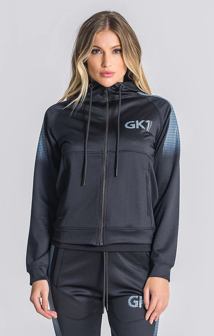 Black Gk1 Hoodie Jacket-Clothing - Women-Gianni Kavanagh-Urbanheer