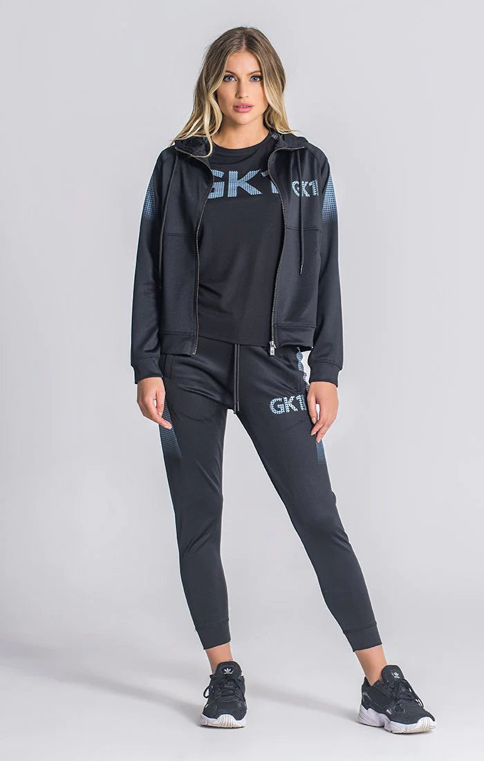 Black Gk1 Hoodie Jacket-Clothing - Women-Gianni Kavanagh-Urbanheer