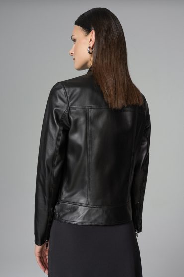 Black Genuine Leather﻿ Jacket-1