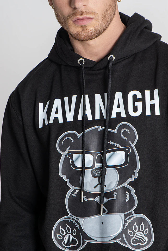 Black Mad Bear Hoodie