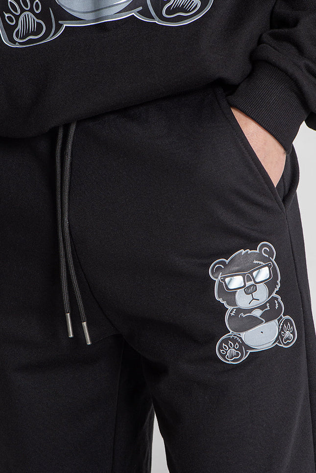 Black Mad Bear Joggers