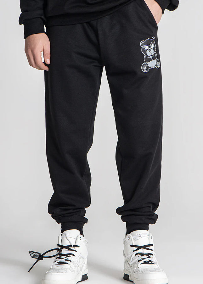 Black Mad Bear Joggers