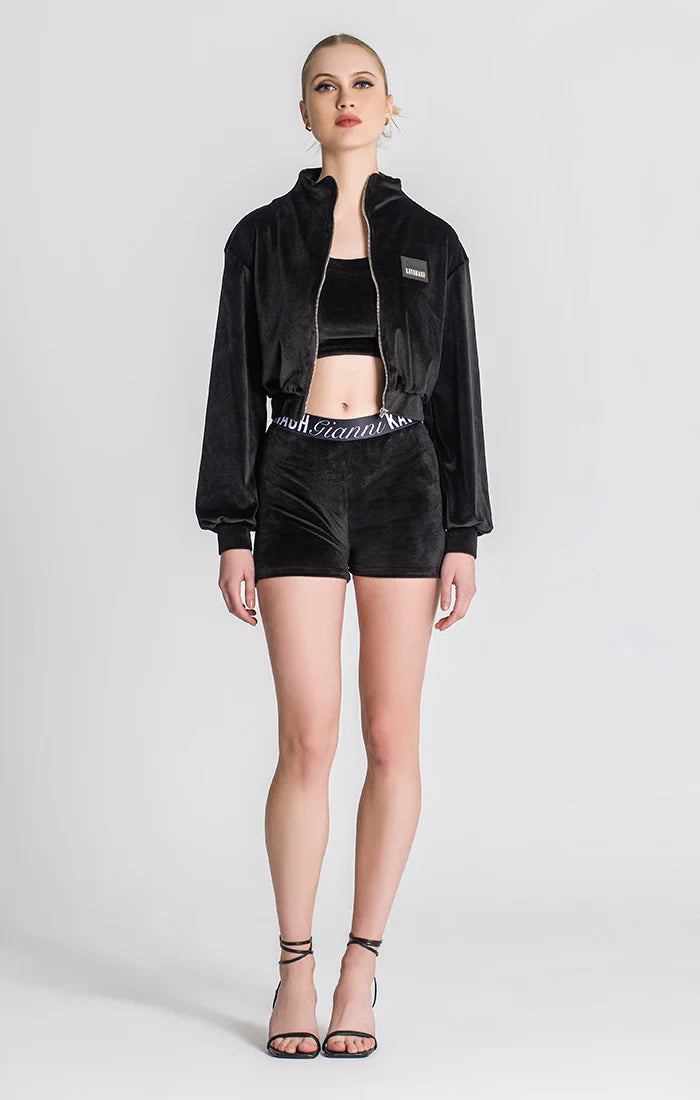 Buy MONTE CARLO Black Plain Blend Poly Collar Neck Womens Jacket | Shoppers  Stop