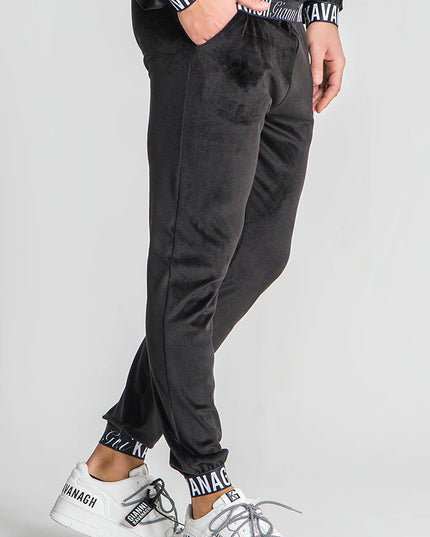 Black Montecarlo Elastic Joggers-Gianni Kavanagh-Urbanheer